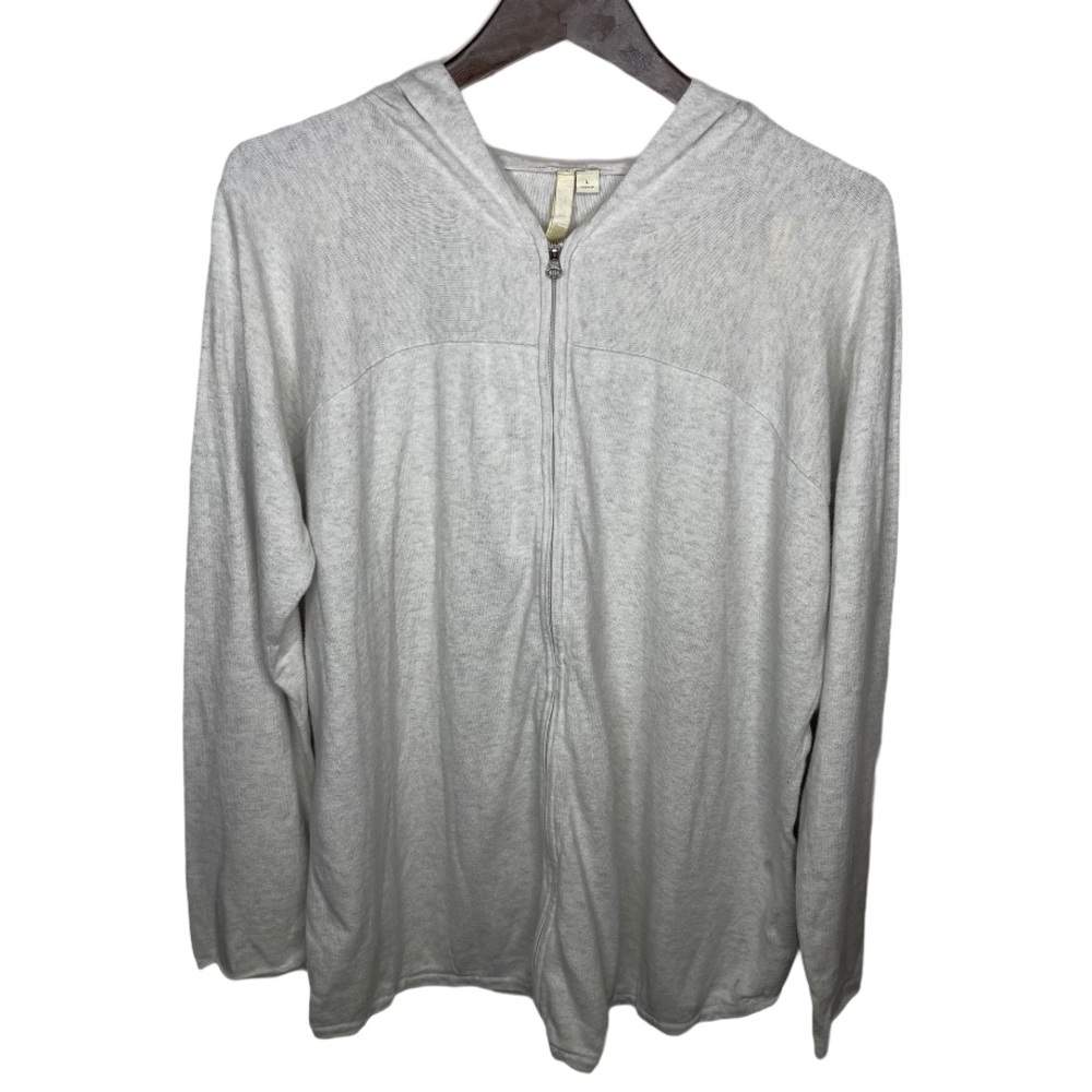 🌮Pure Jill Cashmere Blend Zip Cardigan Hood Sweater